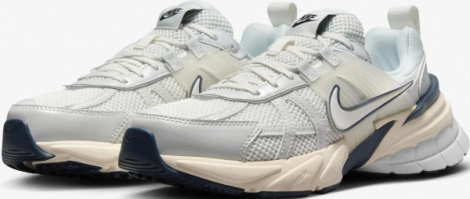 Кросівки жіночі Nike V2K RUN світло-сіро-персиково-темно-сині FD0736-004
