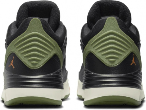 Кросівки Nike JORDAN MAX AURA 5 чорно-зелено-жовтогарячі DZ4353-003