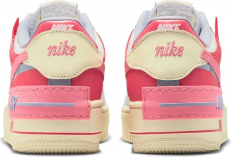 Кросівки жіночі Nike W AIR FORCE 1 SHADOW бежево-рожево-фіолетові DV7449-101