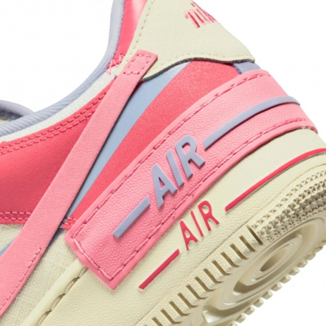 Кросівки жіночі Nike W AIR FORCE 1 SHADOW бежево-рожево-фіолетові DV7449-101