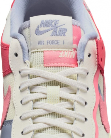 Кросівки жіночі Nike W AIR FORCE 1 SHADOW бежево-рожево-фіолетові DV7449-101