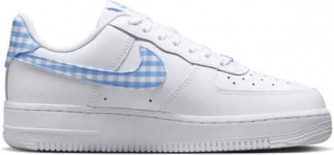 Кросівки жіночі Nike WMNS AIR FORCE 1 07 ESS TREND біло-блакитні DZ2784-100