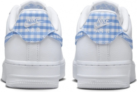 Кросівки жіночі Nike WMNS AIR FORCE 1 07 ESS TREND біло-блакитні DZ2784-100