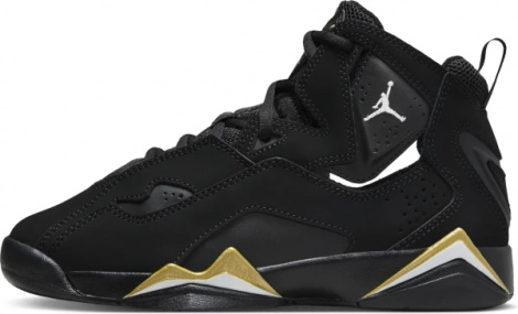 Кросівки баскетбольні підліткові Nike JORDAN TRUE FLIGHT (GS) чорно-золоті 343795-017