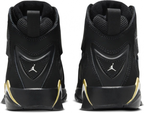 Кросівки баскетбольні підліткові Nike JORDAN TRUE FLIGHT (GS) чорно-золоті 343795-017