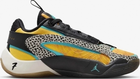 Кросівки баскетбольні підліткові Nike JORDAN LUKA 2 (GS) оранжево-бірюзово-чорні FQ9045-800