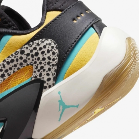 Кросівки баскетбольні підліткові Nike JORDAN LUKA 2 (GS) оранжево-бірюзово-чорні FQ9045-800