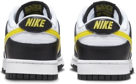Кросівки Nike DUNK LOW біло-чорно-жовті FQ2431-001