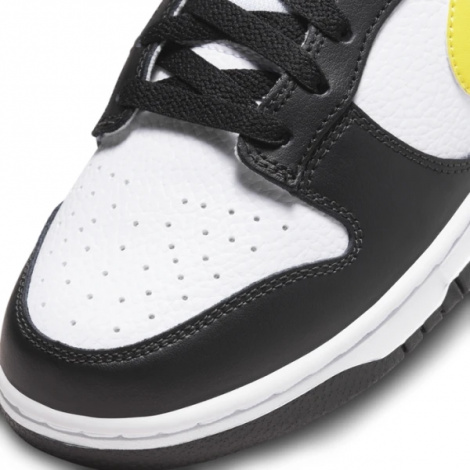 Кросівки Nike DUNK LOW біло-чорно-жовті FQ2431-001