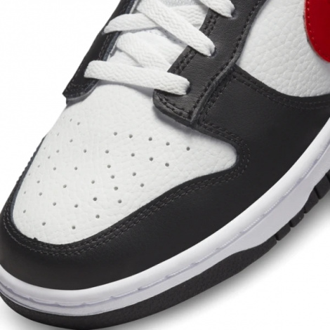 Кросівки Nike DUNK LOW RETRO біло-чорно-червоні FB3354-001