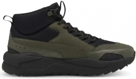 Ботинки Puma X-RAY 2 SQUARE MID WINTER оливково-черные 373020-05