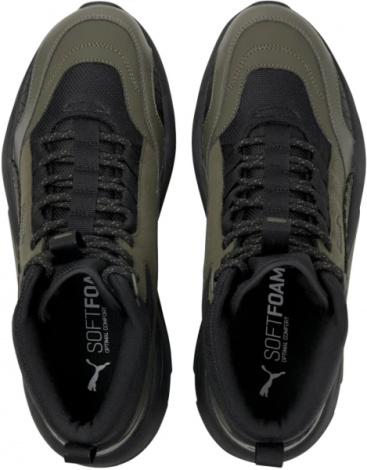 Ботинки Puma X-RAY 2 SQUARE MID WINTER оливково-черные 373020-05