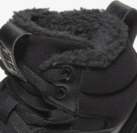 Кроссовки детские Nike COURT BOROUGH MID 2 BOOT BG черные CQ4023-001