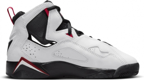 Кросівки баскетбольні підліткові Nike JORDAN TRUE FLIGHT (GS) біло-чорно-червоні 343795-100