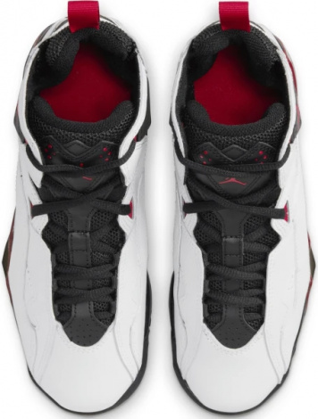Кросівки баскетбольні підліткові Nike JORDAN TRUE FLIGHT (GS) біло-чорно-червоні 343795-100