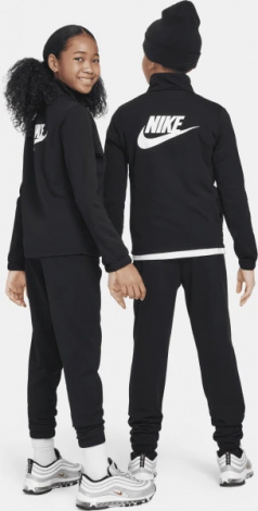 Спортивный костюм подростковый Nike TRACKSUIT POLY FZ HBR черный FD3067-010