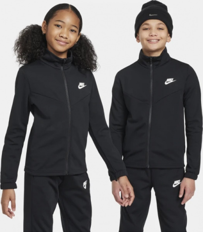 Спортивный костюм подростковый Nike TRACKSUIT POLY FZ HBR черный FD3067-010