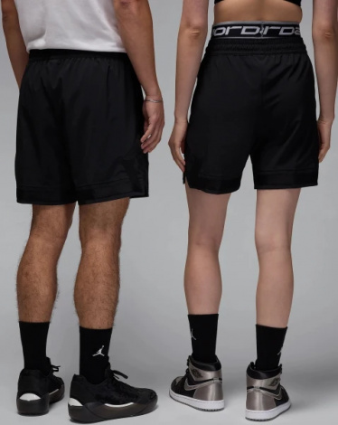 Шорты баскетбольные Nike JORDAN DRI-FIT WOVEN DIAMOND SHORTS черные FQ2989-013