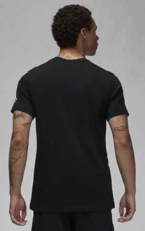 Футболка Nike M J BRAND SS HBR CREW черная FN6025-010