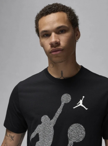 Футболка Nike M J BRAND SS HBR CREW черная FN6025-010