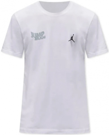 Футболка Nike JORDAN MBRAND SS JM STACK CREW біла FN6029-100