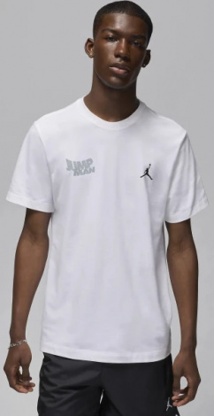 Футболка Nike JORDAN MBRAND SS JM STACK CREW біла FN6029-100