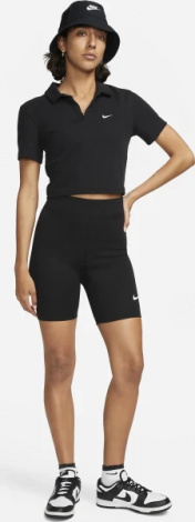 Велосипеди жіночі Nike W NSW CLSC HR 8IN SHORT чорні DV7797-010