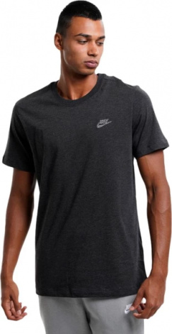 Футболка Nike M NSW CLUB TEE SUST серая DR7923-010