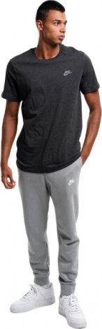 Футболка Nike M NSW CLUB TEE SUST серая DR7923-010