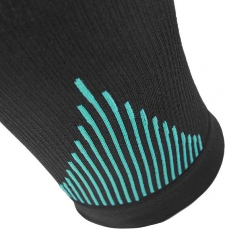 Рукави компресійні для литок Reebok KNITTED COMPRESSION CALF SLEEVE 2 шт. чорно-бірюзові S RRSL-15333