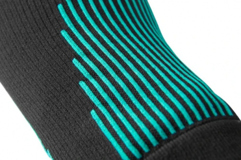 Рукави компресійні Reebok KNITTED COMPRESSION ARM SLEEVE 2 шт. чорно-бірюзові L RRSL-15035