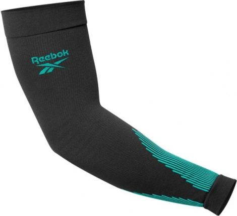 Рукави компресійні Reebok KNITTED COMPRESSION ARM SLEEVE 2 шт. чорно-бірюзові M RRSL-15034