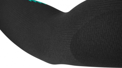 Рукави компресійні Reebok KNITTED COMPRESSION ARM SLEEVE 2 шт. чорно-бірюзові S RRSL-15033
