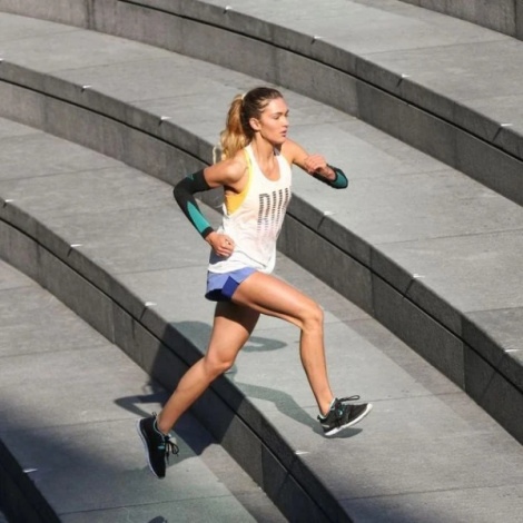 Рукави компресійні Reebok KNITTED COMPRESSION ARM SLEEVE 2 шт. чорно-бірюзові S RRSL-15033