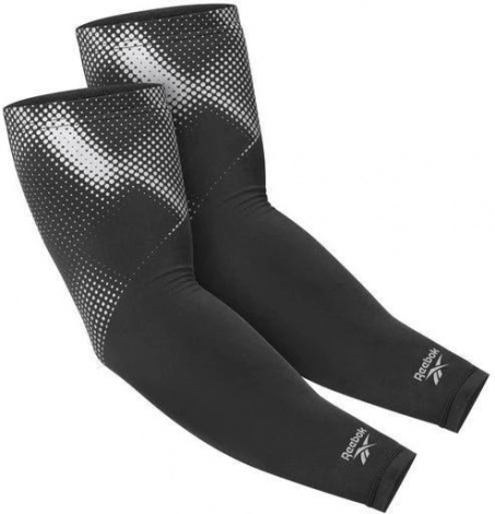 Рукави компресійні Reebok COMPRESSION ARM SLEEVE 2 шт. чорно-сірі L RRSL-13025