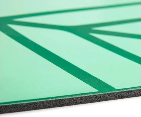 Коврик для йоги Reebok NATURAL RUBBER YOGA MAT зелено-темно-зеленый RAYG-11085GN