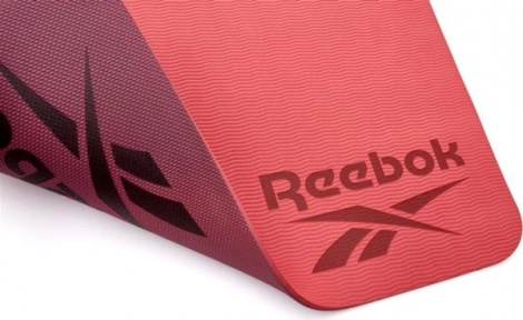 Килимок для йоги двосторонній Reebok DOUBLE SIDED YOGA MAT червоно-бордовий RAYG-11042RD