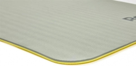 Килимок для йоги двосторонній Reebok DOUBLE SIDED YOGA MAT жовто-сірий RAYG-11042GR