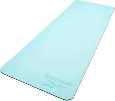 Коврик для йоги двусторонний Reebok DOUBLE SIDED YOGA MAT голубо-черный RAYG-11042BL
