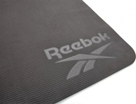 Коврик для йоги двусторонний Reebok DOUBLE SIDED YOGA MAT голубо-черный RAYG-11042BL