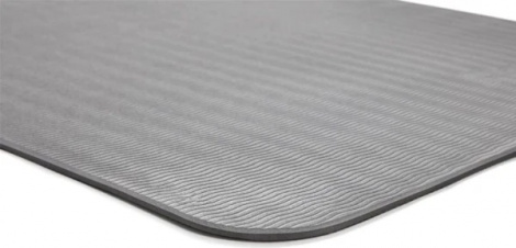 Коврик для йоги двусторонний Reebok DOUBLE SIDED YOGA MAT серо-черный RAYG-11042BKGR