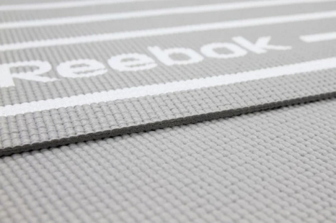 Килимок для йоги двосторонній Reebok DOUBLE SIDED 4MM YOGA MAT сіро-білий RAYG-11030YG