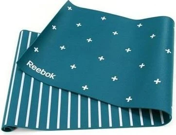 Килимок для йоги двосторонній Reebok DOUBLE SIDED 4MM YOGA MAT синьо-білий RAYG-11030GN