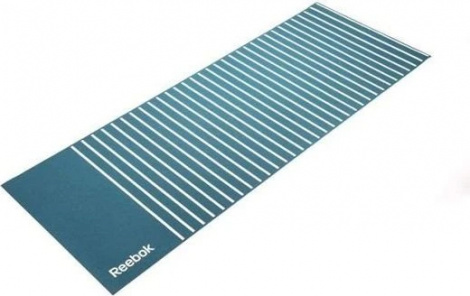 Килимок для йоги двосторонній Reebok DOUBLE SIDED 4MM YOGA MAT синьо-білий RAYG-11030GN