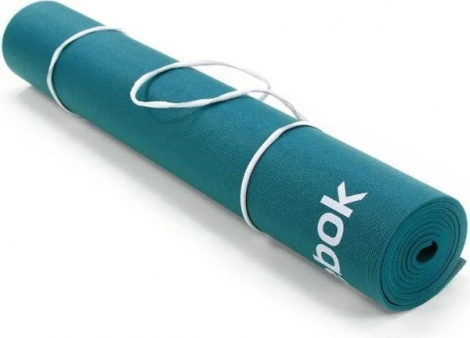 Килимок для йоги двосторонній Reebok DOUBLE SIDED 4MM YOGA MAT синьо-білий RAYG-11030GN