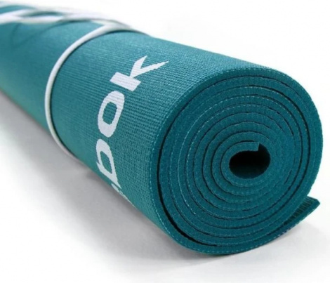 Килимок для йоги двосторонній Reebok DOUBLE SIDED 4MM YOGA MAT синьо-білий RAYG-11030GN