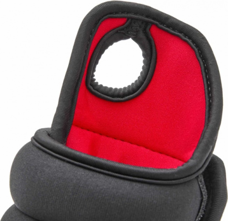 Утяжелители для запястья Reebok WRIST WEIGHTS черно-красные (2 х 0,5 кг) RAWT-11210