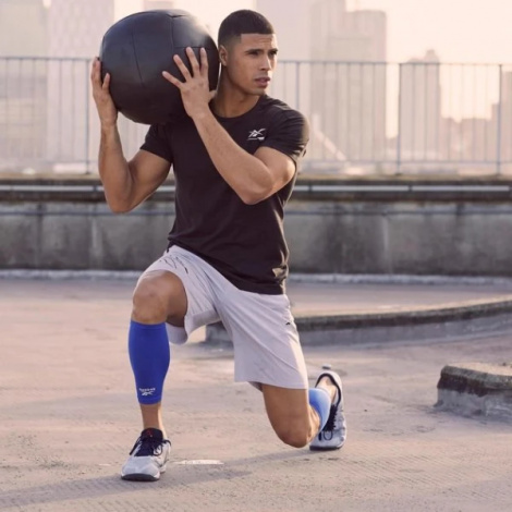 Рукави компресійні для литок Reebok CALF SLEEVES 2 шт. сині XL RASL-11316BL
