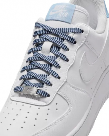 Кросівки жіночі Nike AIR FORCE 1 '07 біло-блакитні IB7167-101