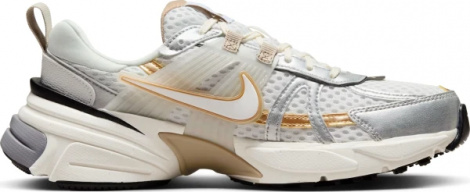 Кроссовки женские Nike V2K RUN бело-серебряно-золотые HJ7245-100